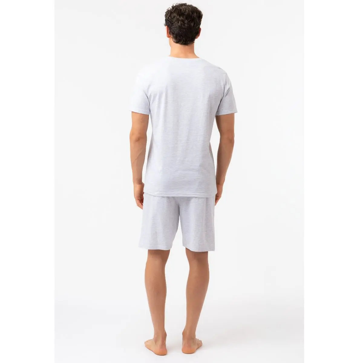 PIJAMA HOMBRE MANGA CORTA FPS1191 GRIS CLARO FILA