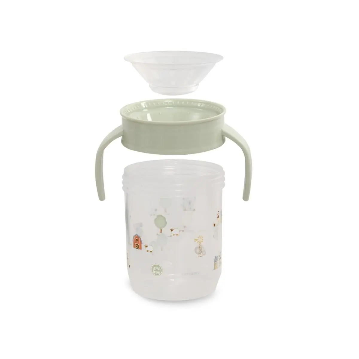 VASO ANTIGOTEO APRENDIZAJE MODELO GRANJA KOALA VERDE INTERBABY
