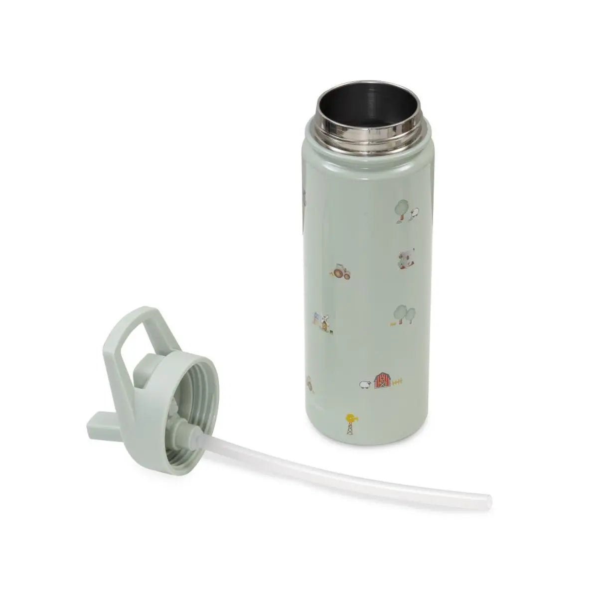 BOTELLA TERMO ACERO MODELO GRANJA KOALA VERDE INTERBABY