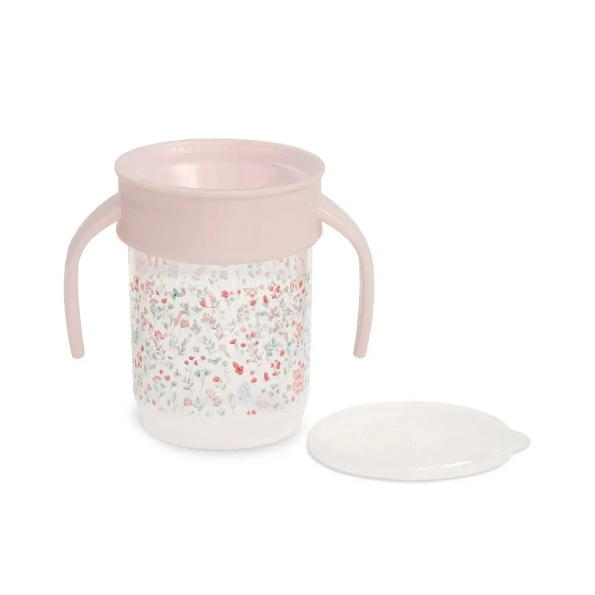 VASO ANTIGOTEO APRENDIZAJE MODELO FLORES PETALOS ROSA INTERBABY