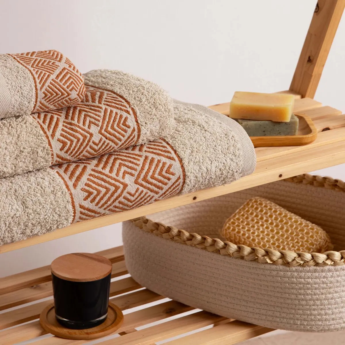 JUEGO DE TOALLAS 3PZS DANAE BEIGE EDEN
