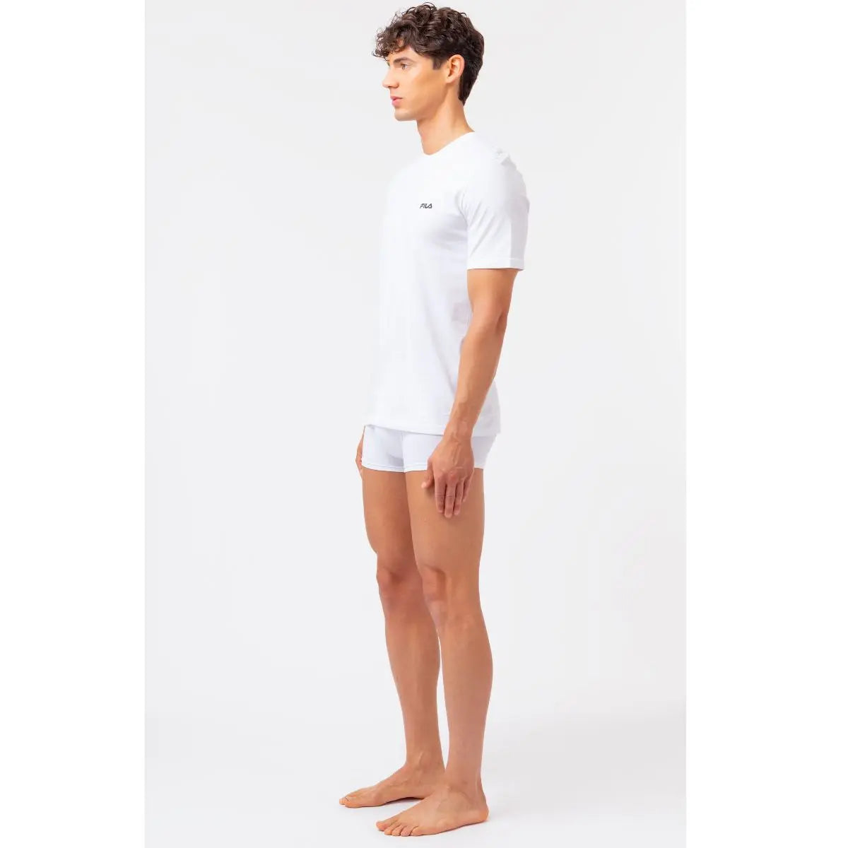 PACK 2 CAMISETAS M/C RED LOGO FU5053/2 BLANCO FILA