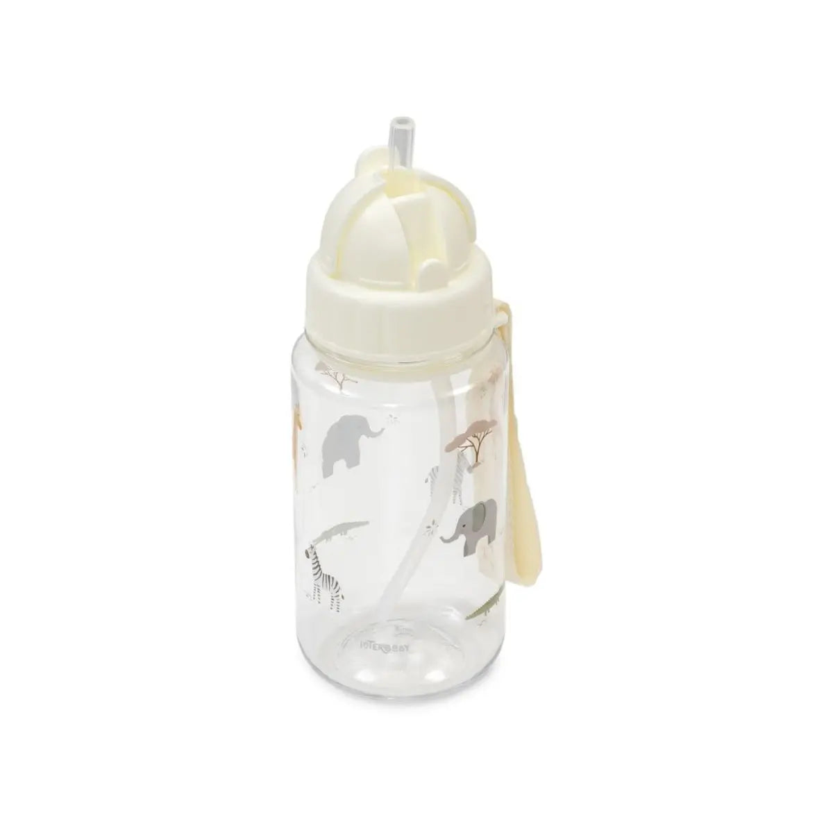 BOTELLA DE AGUA CON PAJITA MODELO GRANJA KOALA VERDE INTERBABY