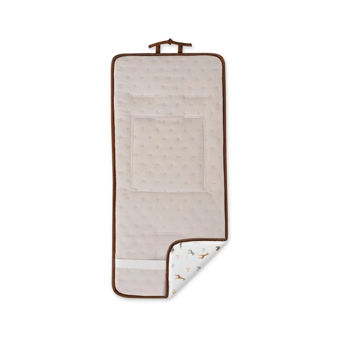 COLCHONETA REVERSIBLE MODELO JIRAFA SAVANNA BEIGE INTERBABY