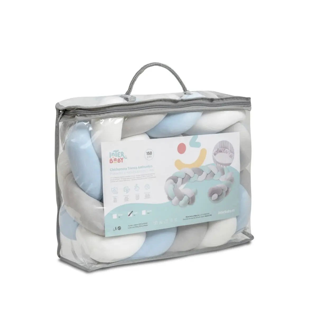 CHICHONERA CUERDA TRENZADA AZUL INTERBABY