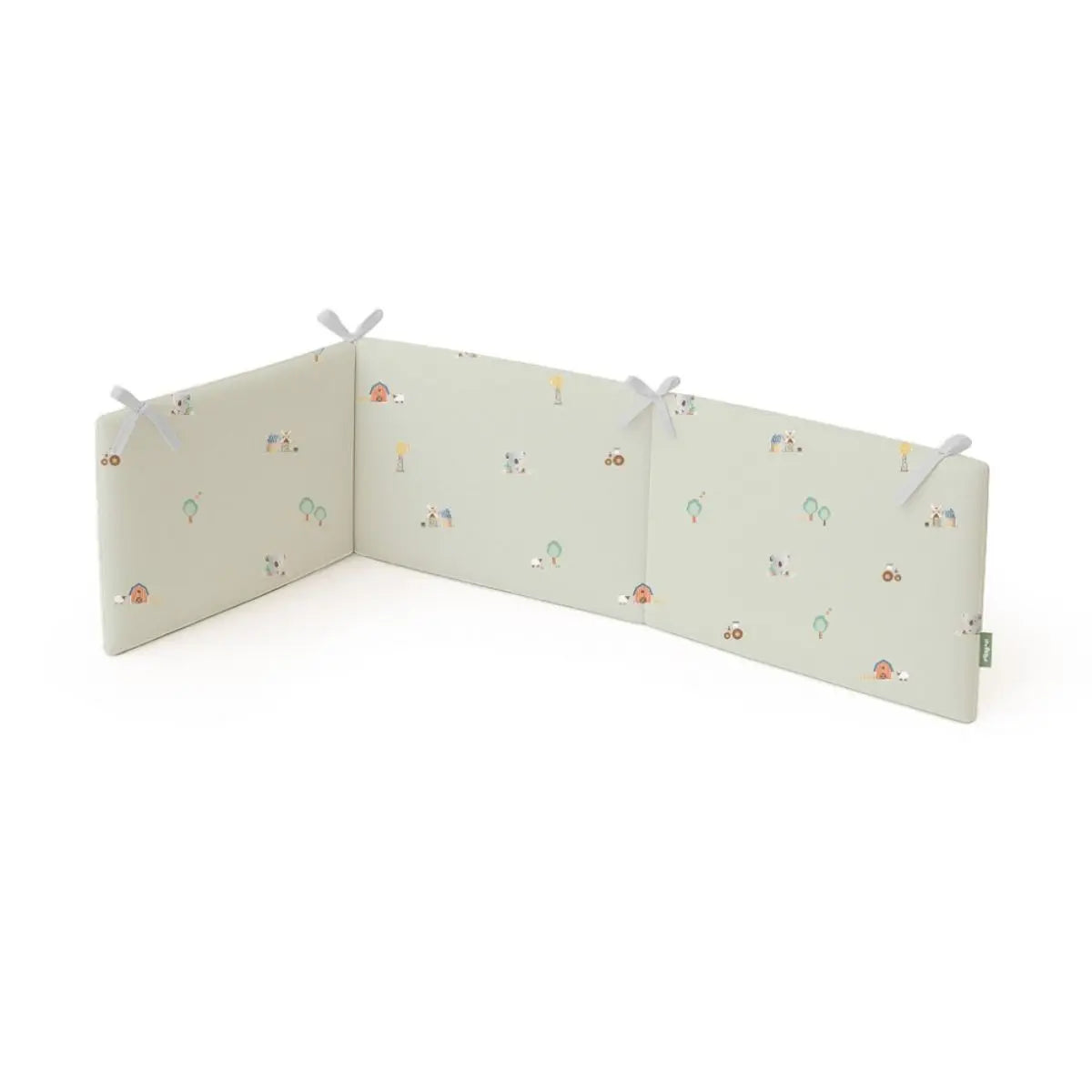 FUNDA NORDICA REVERSIBLE DESENFUNDABLE CON RELLENO+CHICHONERA MOD. GRANJA KOALA VERDE INTERBABY