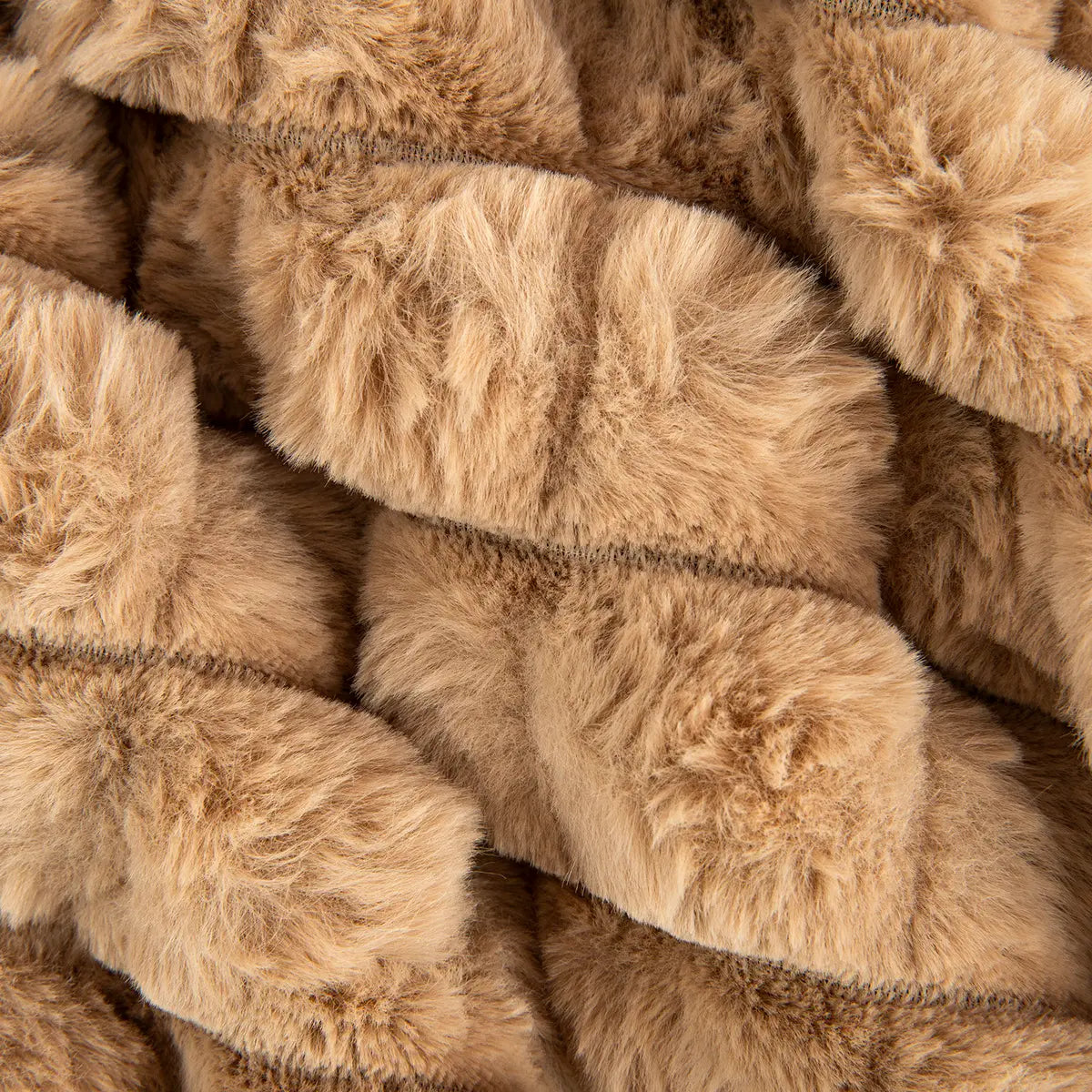 PLAID AMBER BEIGE 130X160 KARAMELO