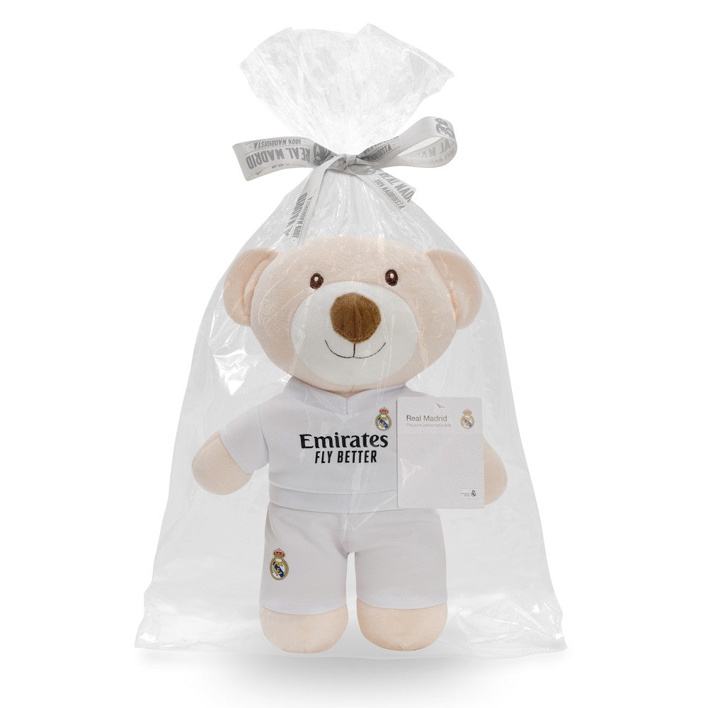 PELUCHE OSO REAL MADRID BLANCO INTERBABY
