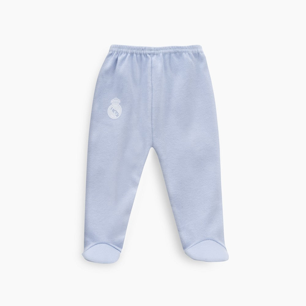 SET REGALO 5 PCS 100% ALG. T 0-6M AZUL REAL MADRID