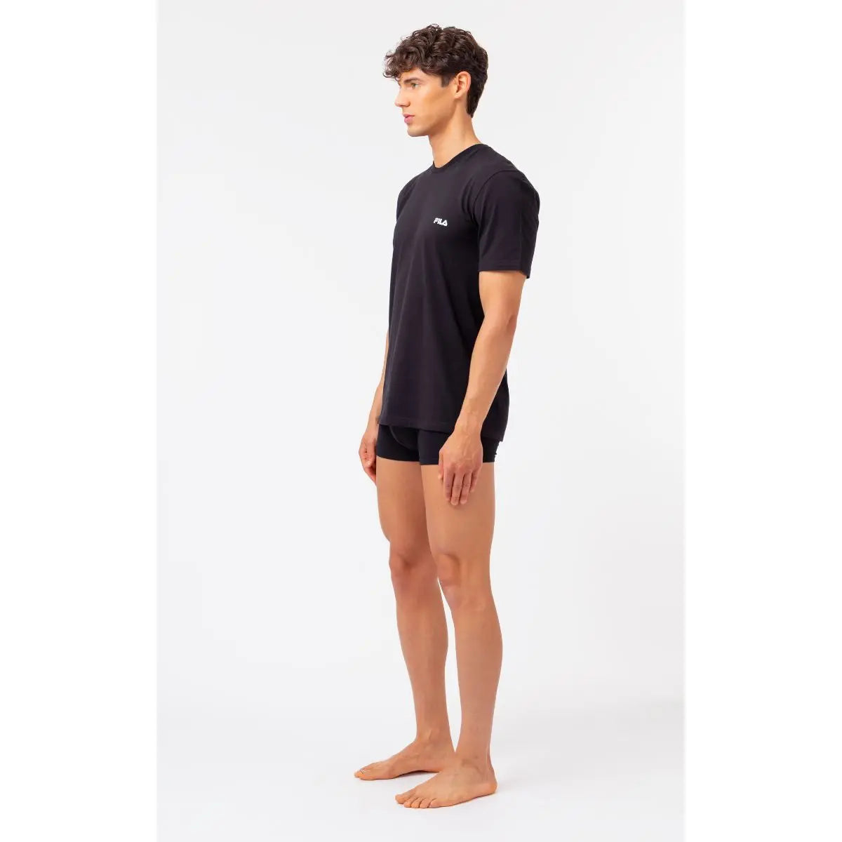 PACK 2 CAMISETAS M/C RED LOGO FU5053/2 VERDE-NEGRO FILA