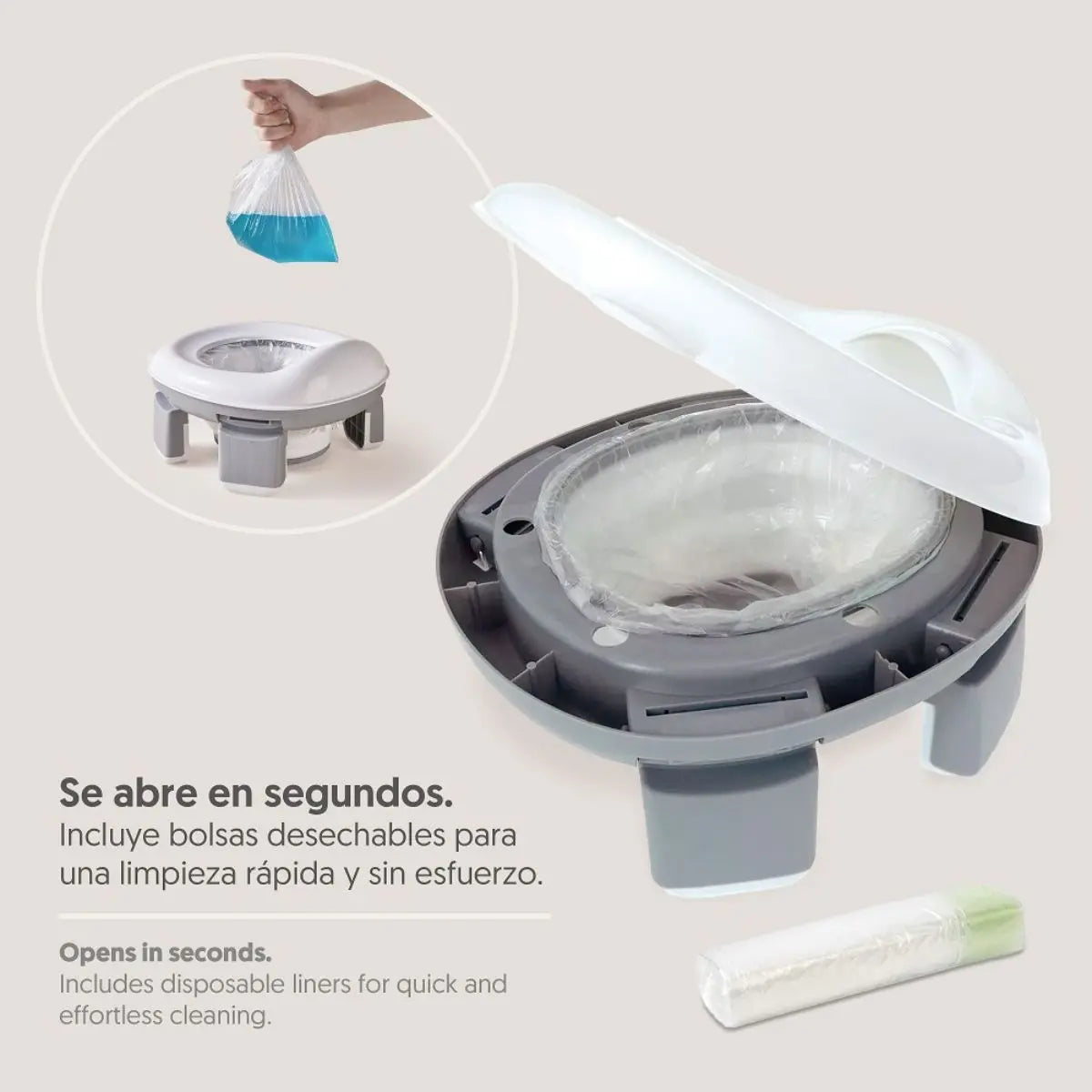 BABY WC REDUCTOR BCO/GRIS INTERBABY