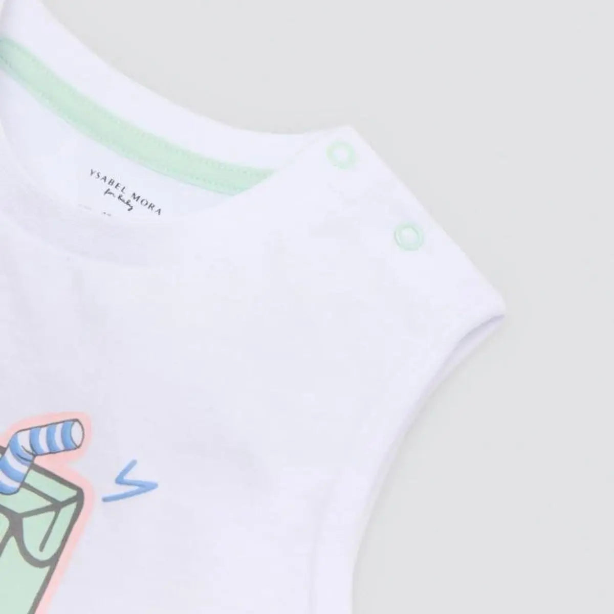CONJUNTO BEBÉ SIN MANGAS 25630 YSABEL MORA