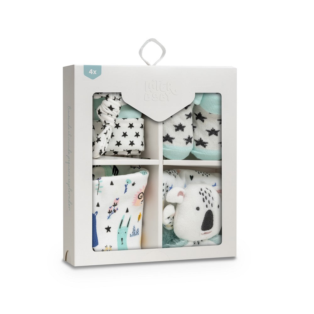 SET REGALO KOALA BLANCO-VERDE INTERBABY