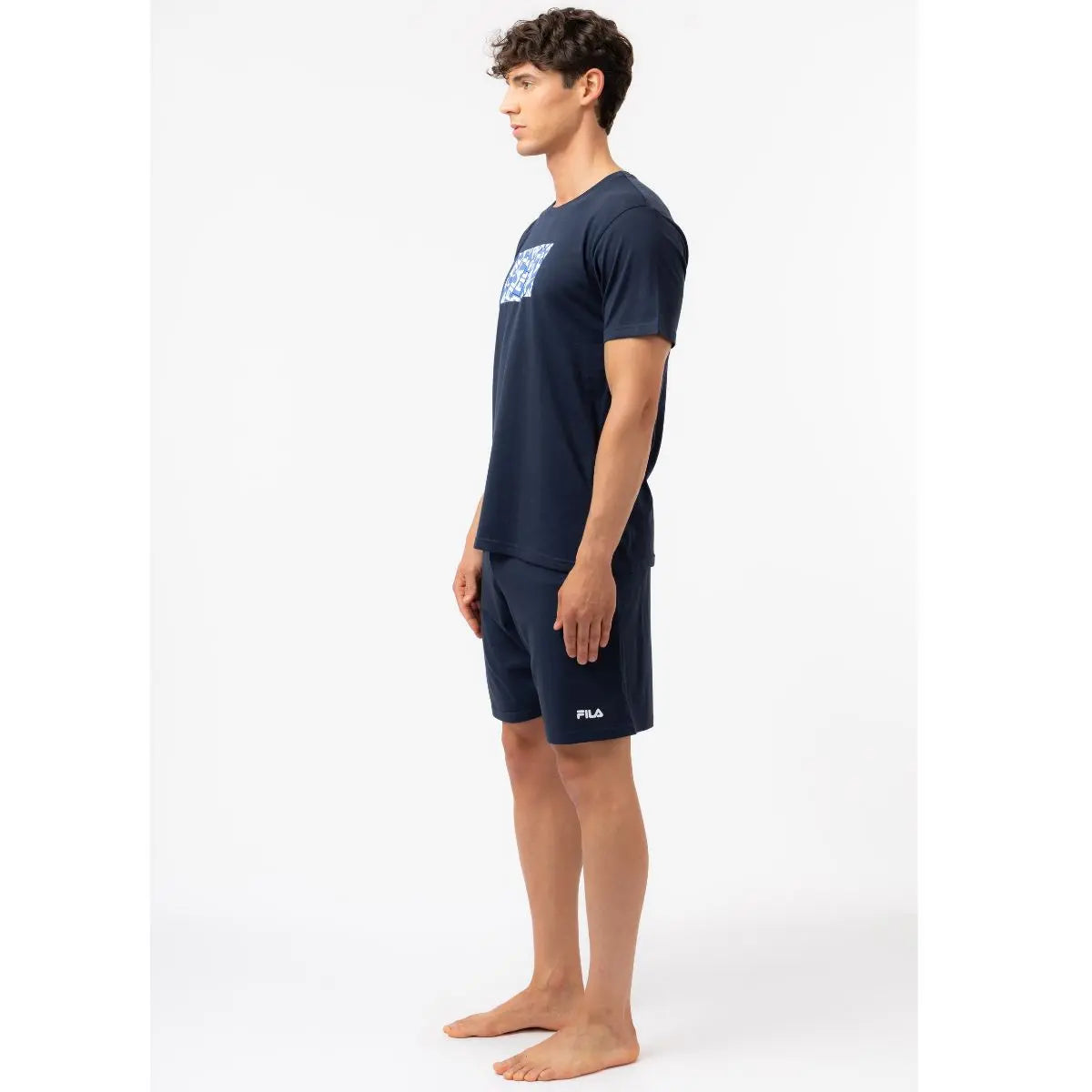 PIJAMA HOMBRE MANGA CORTA FPS1248 MARINO FILA