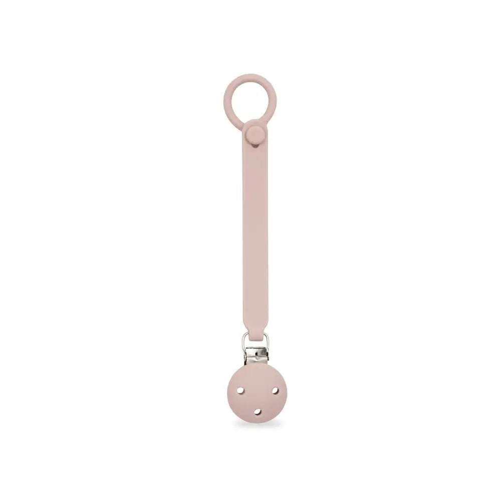 SET 4 PCS SILICONA CHUPETERO+PORTA+CHUPETE+SONAJERO SET58 ROSA INTERBABY