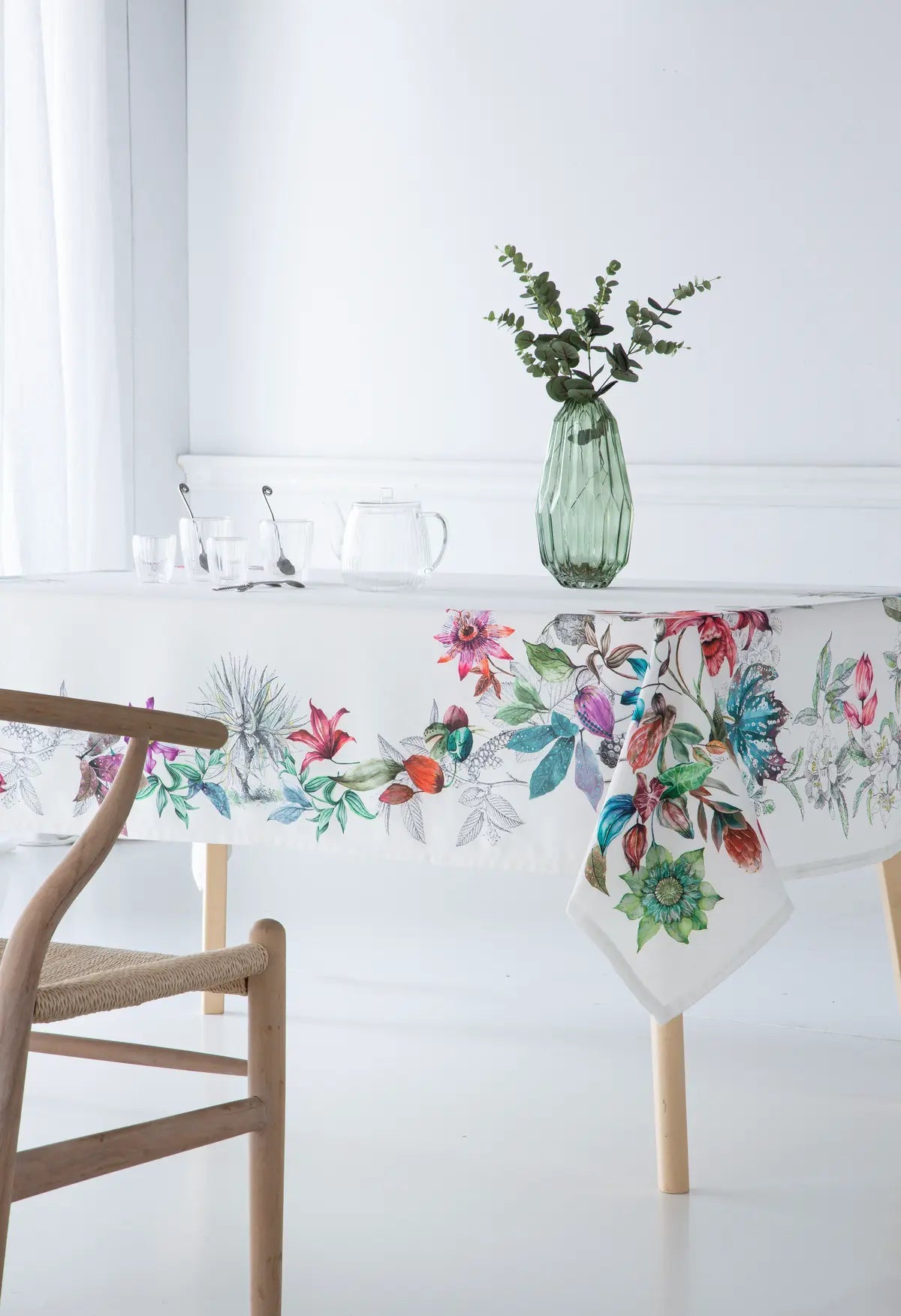 MANTEL DIGITAL DOLCE BLANCO SARGA ANTIMANCHAS CASTILLA TEXTIL