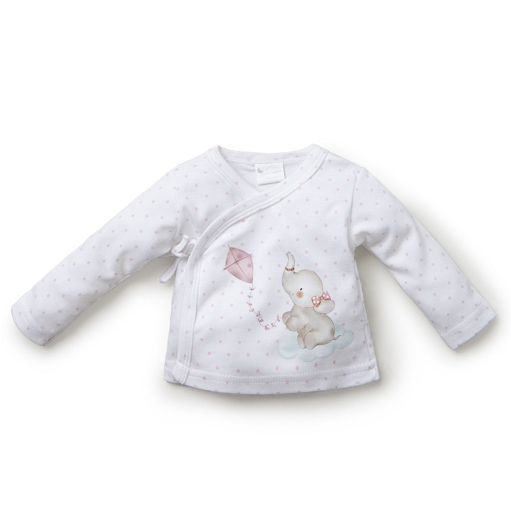 SET REGALO 5 PCS 100%ALG  T 0-6M ELEFANTITO ROSA INTERBABY