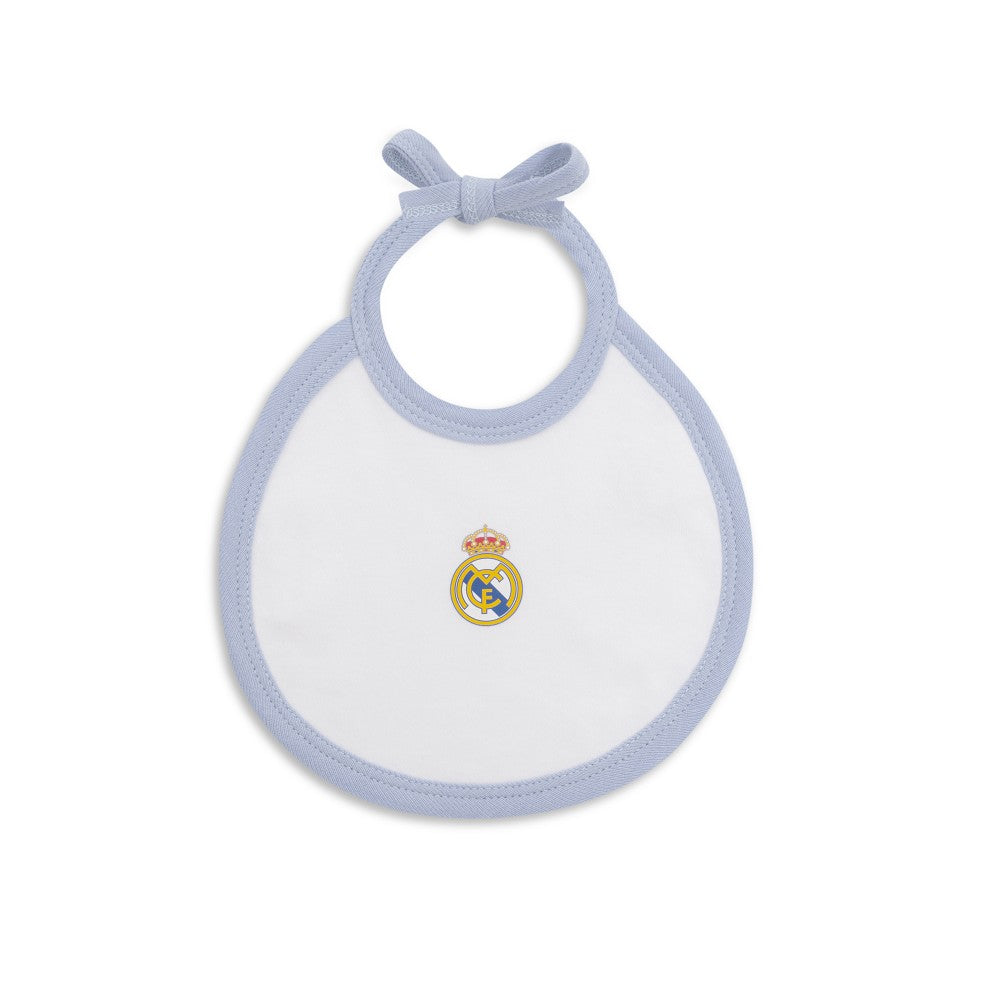 SET REGALO 5 PCS 100% ALG. T 0-6M AZUL REAL MADRID