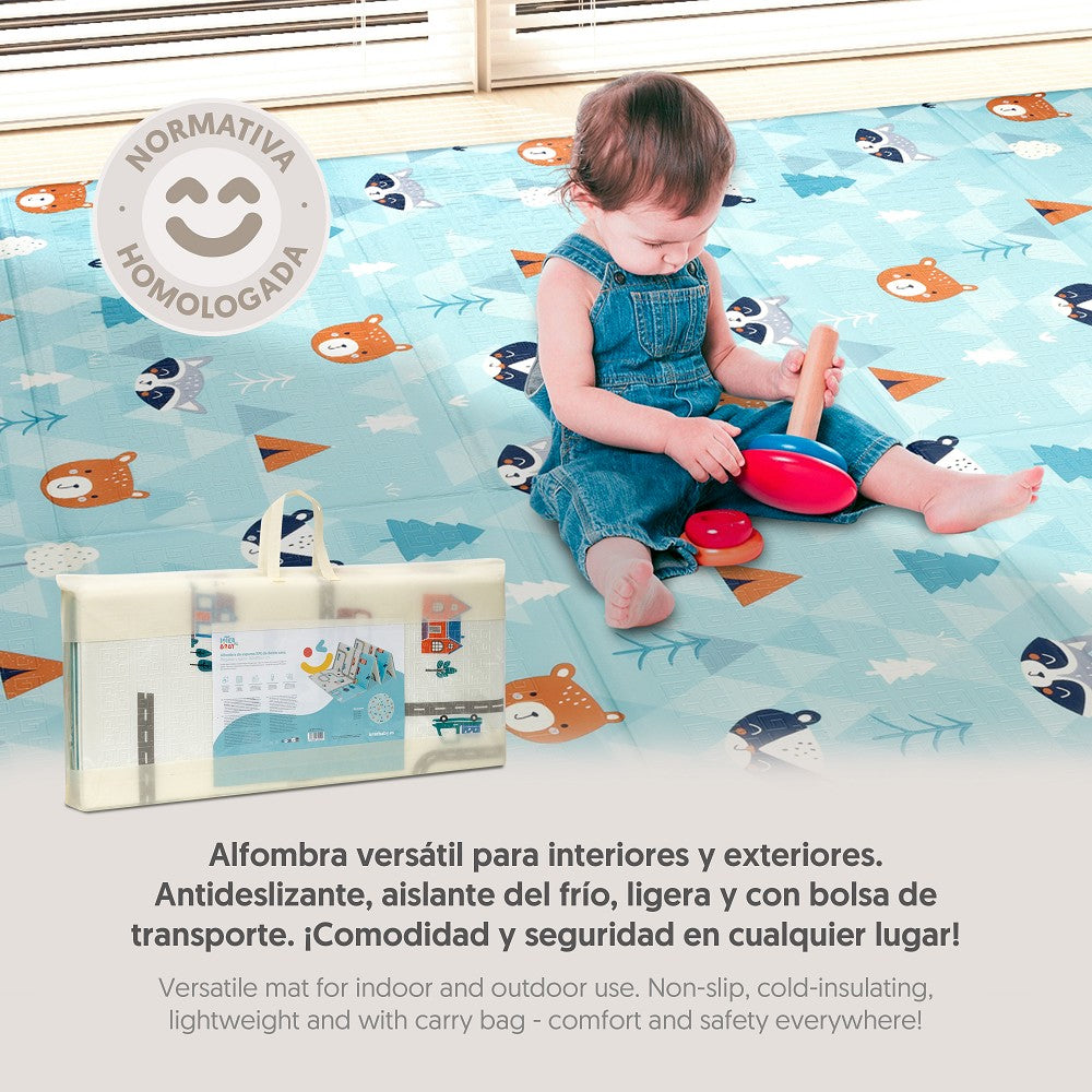 ALFOMBRA DE JUEGOS-GATEO COCHES INTERBABY