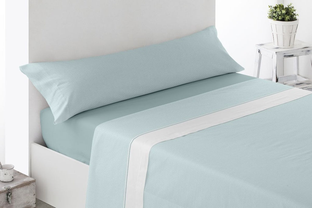 Juego de sábanas Brias verde Miracle Home con estampado moderno para primavera/verano.