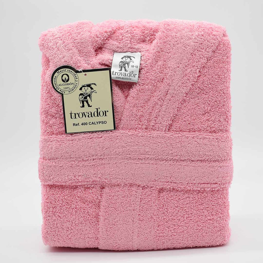 CALYPSO CHILDREN'S BATHROBE PINK TROUBADOR