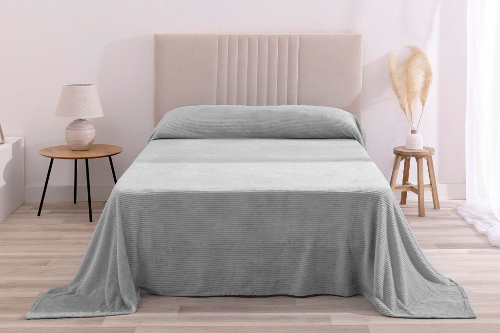 CORALINA JACQUARD NIL GREY KARAMELO SHEET SET