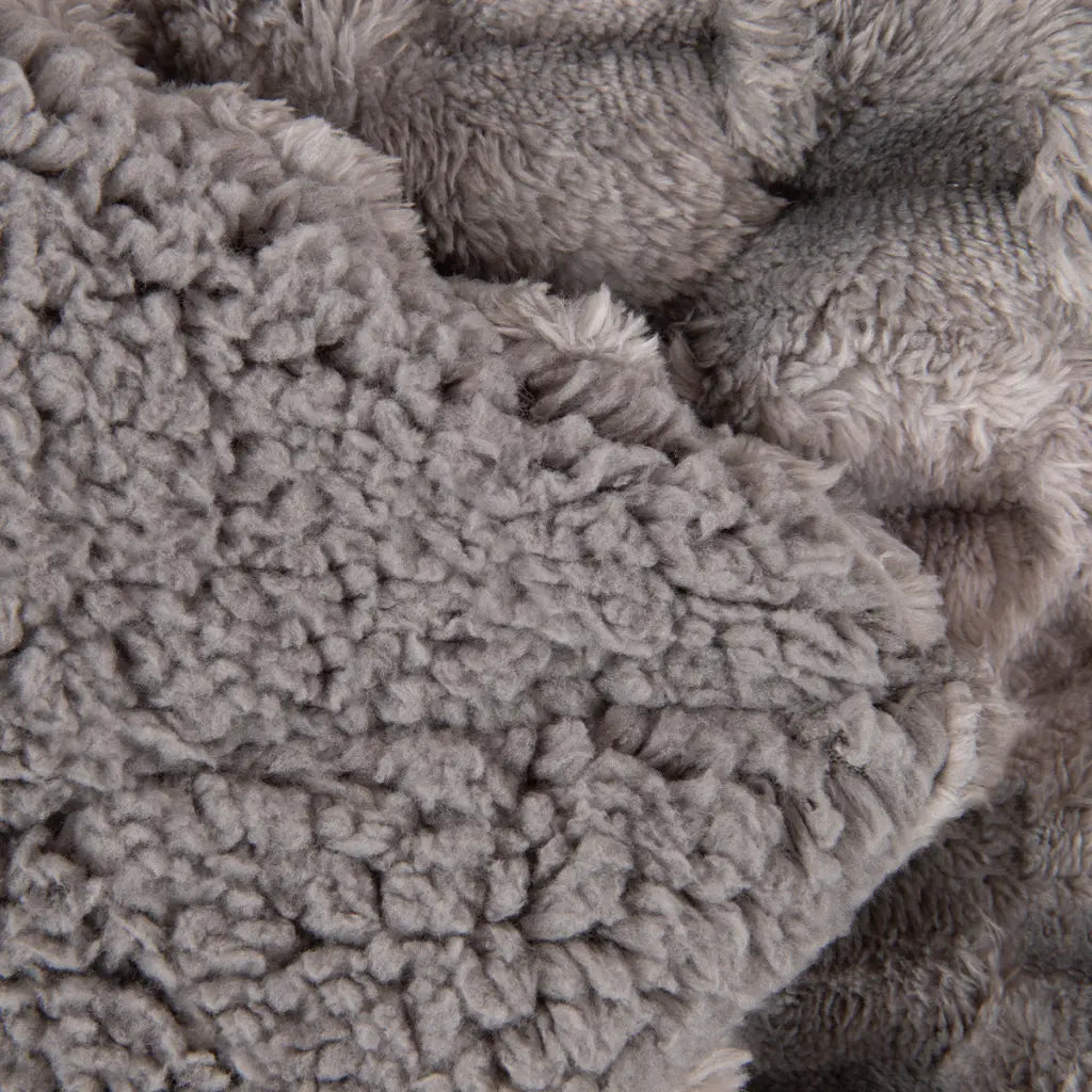 Manta Plaid Degrade Gris Karamelo | Suavidad y Calidez para tu Hogar